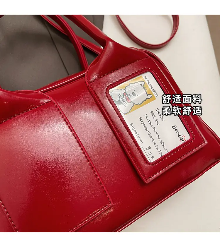 Red Crossbody Bag for Women 2025 Fashion Casual Shoulder Bag — feature 3