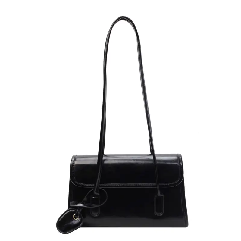 Red Women's Retro Style Shoulder Bag with Long Handle - Image 9