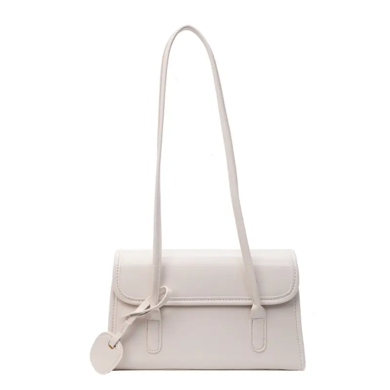 Red Women's Retro Style Shoulder Bag with Long Handle - Image 2