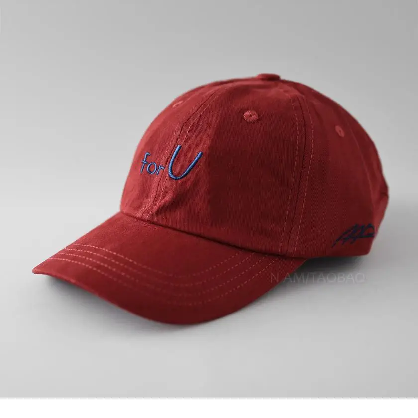White Letter Embroidered Baseball Cap for Men Women - Image 7