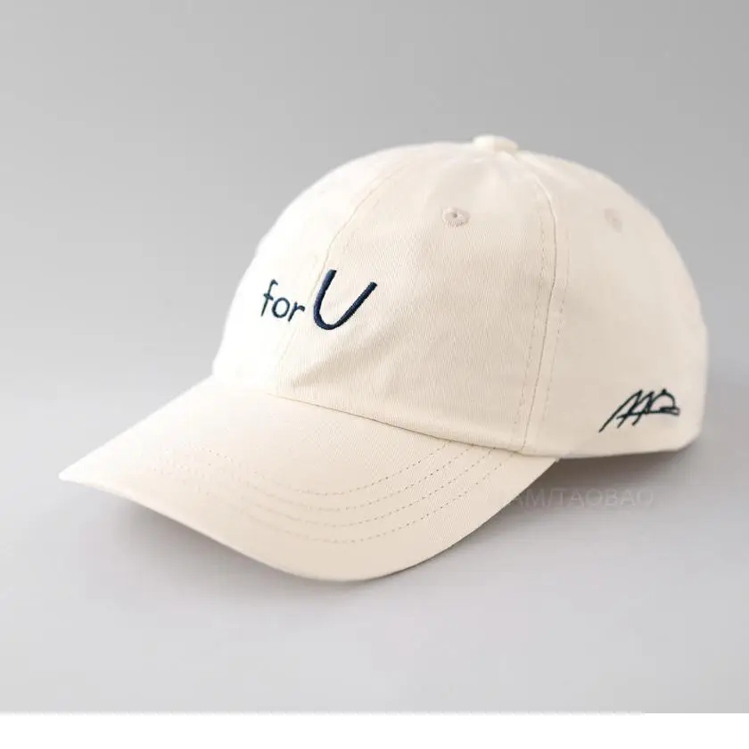 White Letter Embroidered Baseball Cap for Men Women - Image 9