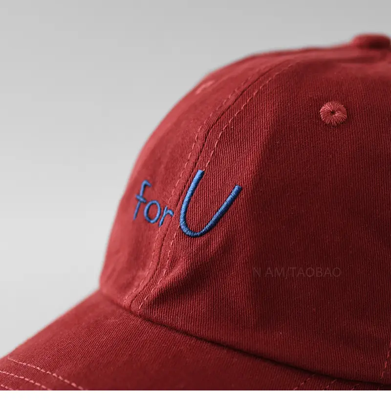 White Letter Embroidered Baseball Cap for Men Women — feature 10