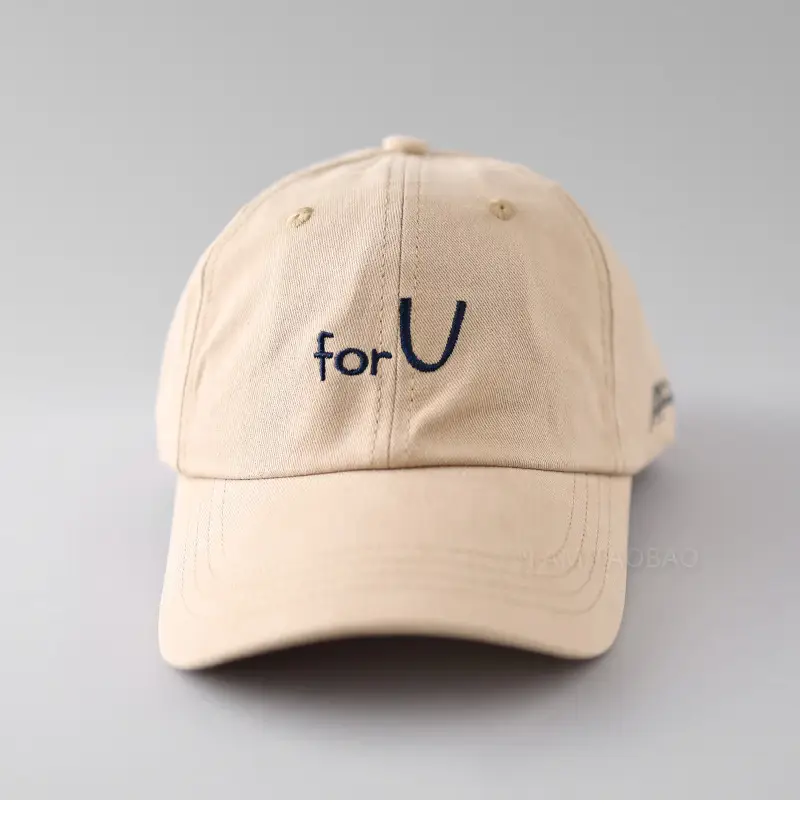 White Letter Embroidered Baseball Cap for Men Women — feature 7
