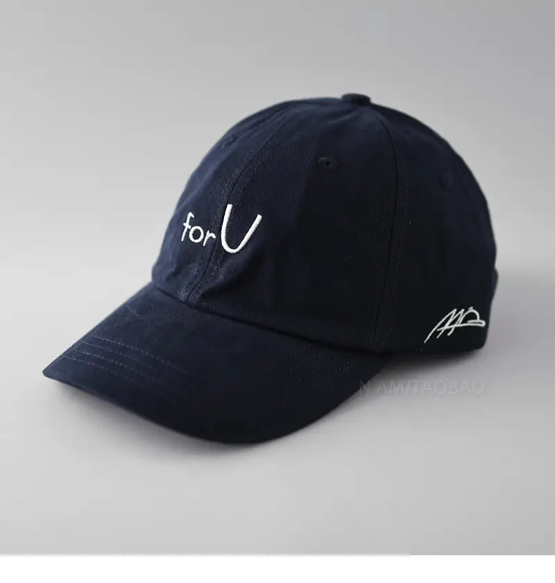 White Letter Embroidered Baseball Cap for Men Women - Image 6