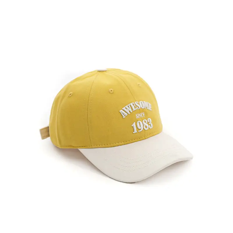 Children's Cap Spring and Autumn Embroidered Big Brim - Image 3