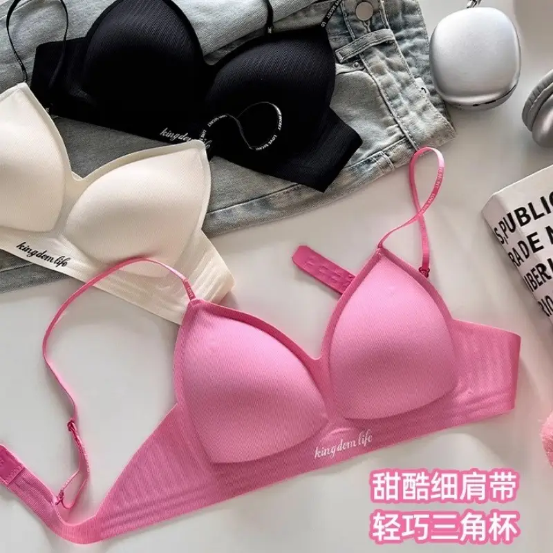 Authentic Barbie Pink Triangle Cup Push-Up Bra