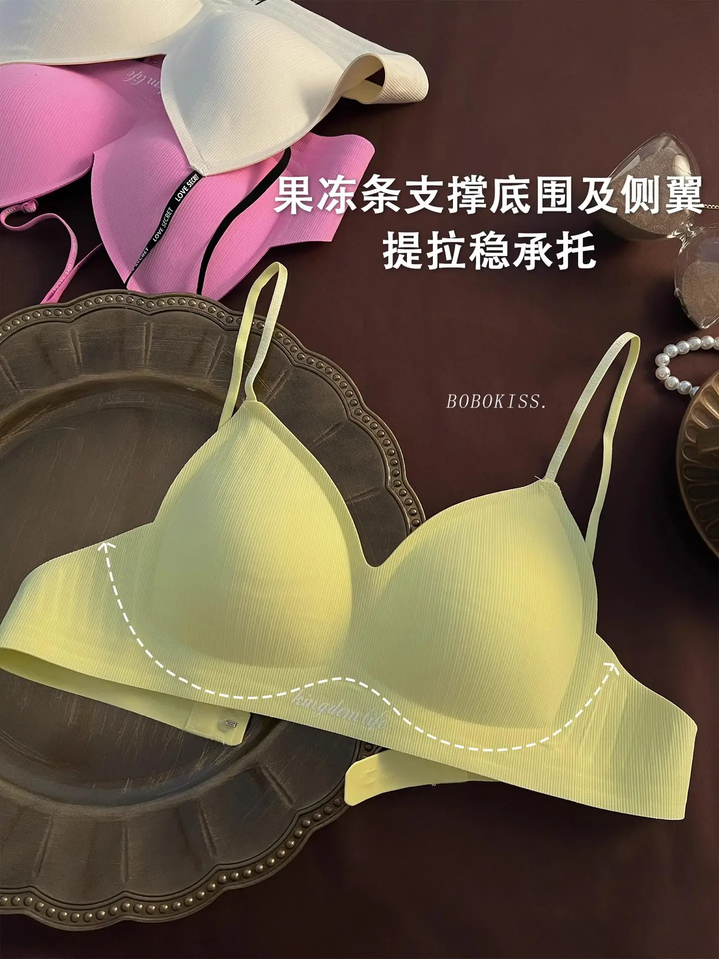 Authentic Barbie Pink Triangle Cup Push-Up Bra — feature 10