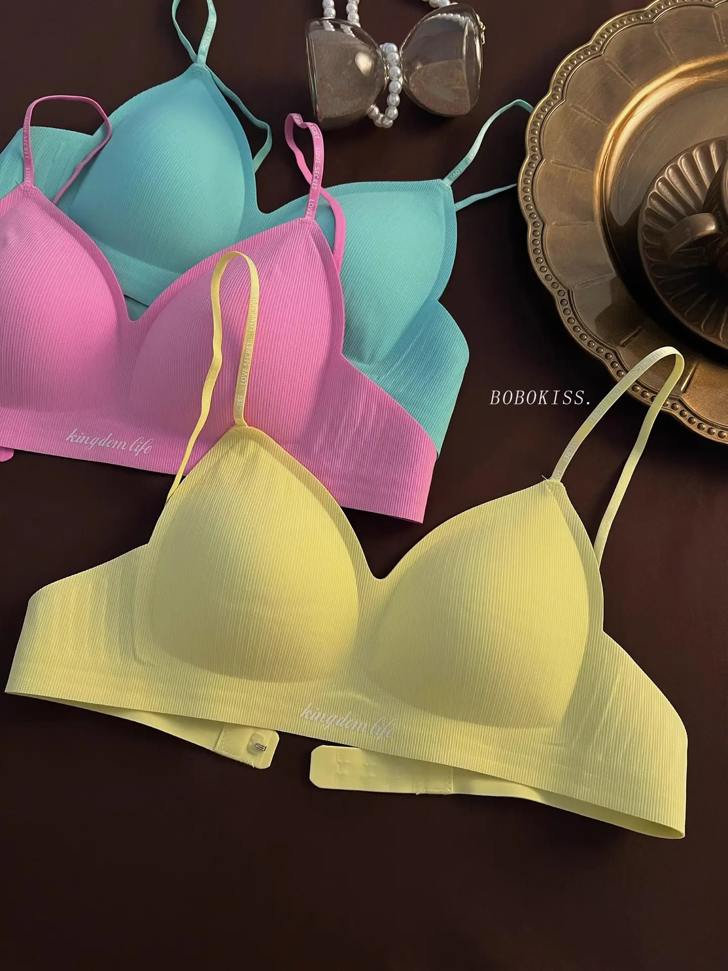 Authentic Barbie Pink Triangle Cup Push-Up Bra — feature 14