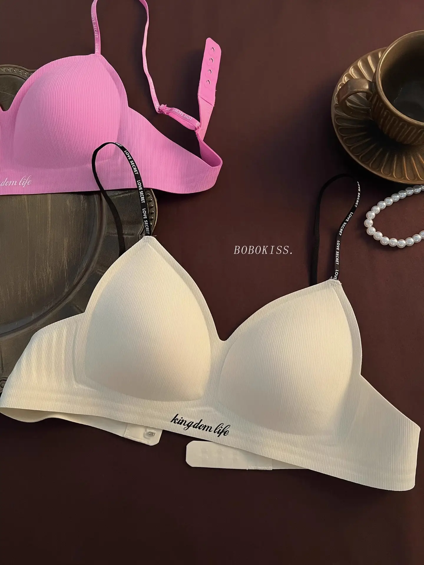 Authentic Barbie Pink Triangle Cup Push-Up Bra — feature 18