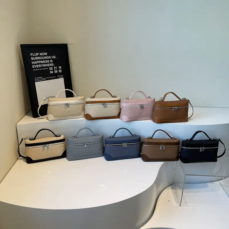 Korean Style Brown Crossover Shoulder Bag for Women
