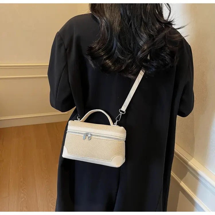 Korean Style Brown Crossover Shoulder Bag for Women — feature 14