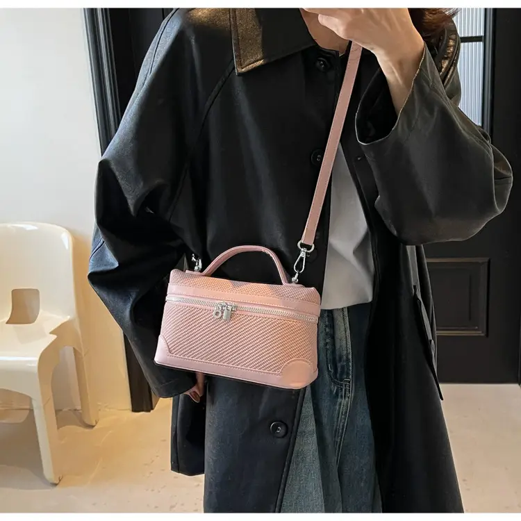 Korean Style Brown Crossover Shoulder Bag for Women — feature 16