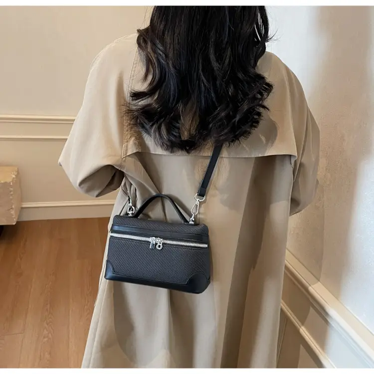 Korean Style Brown Crossover Shoulder Bag for Women — feature 19