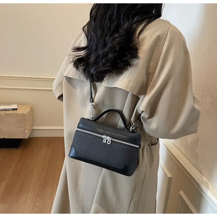 Korean Style Brown Crossover Shoulder Bag for Women — feature 21