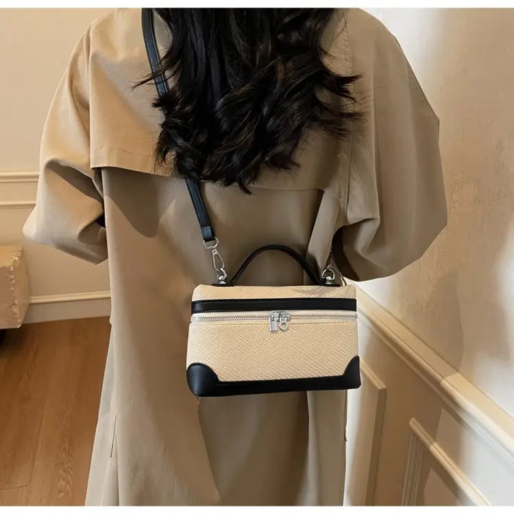Korean Style Brown Crossover Shoulder Bag for Women — feature 22