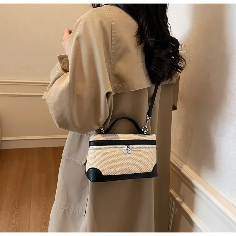 Korean Style Brown Crossover Shoulder Bag for Women — feature 23