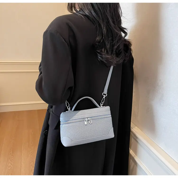 Korean Style Brown Crossover Shoulder Bag for Women — feature 26