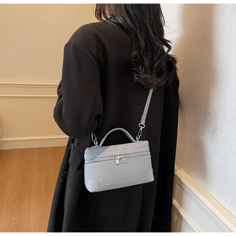 Korean Style Brown Crossover Shoulder Bag for Women — feature 27