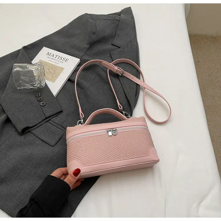 Korean Style Brown Crossover Shoulder Bag for Women — feature 36