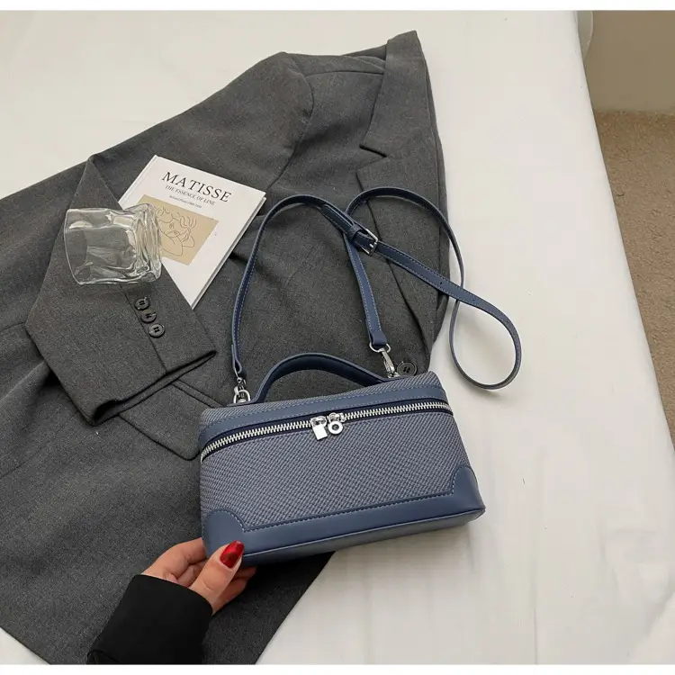 Korean Style Brown Crossover Shoulder Bag for Women — feature 37