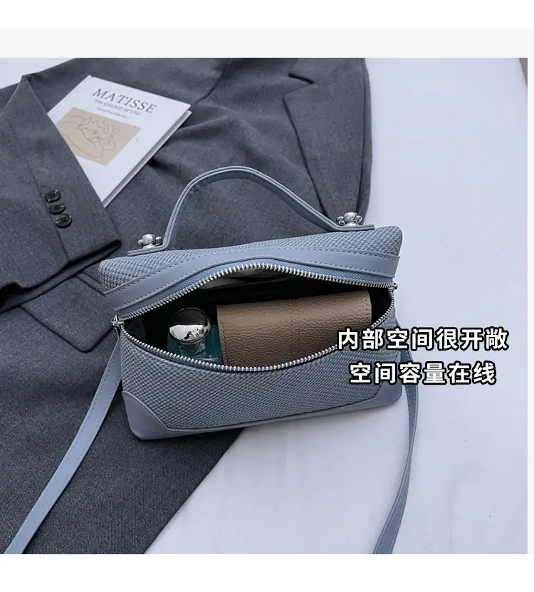 Korean Style Brown Crossover Shoulder Bag for Women — feature 6