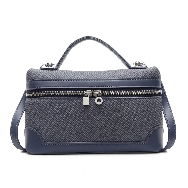 Korean Style Brown Crossover Shoulder Bag for Women