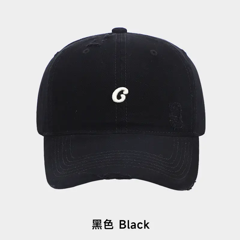 Small C Letter Cap Women Retro Casual All Colors - Image 3