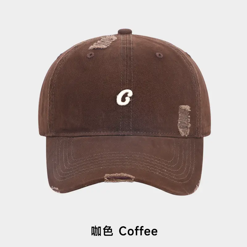 Small C Letter Cap Women Retro Casual All Colors - Image 5