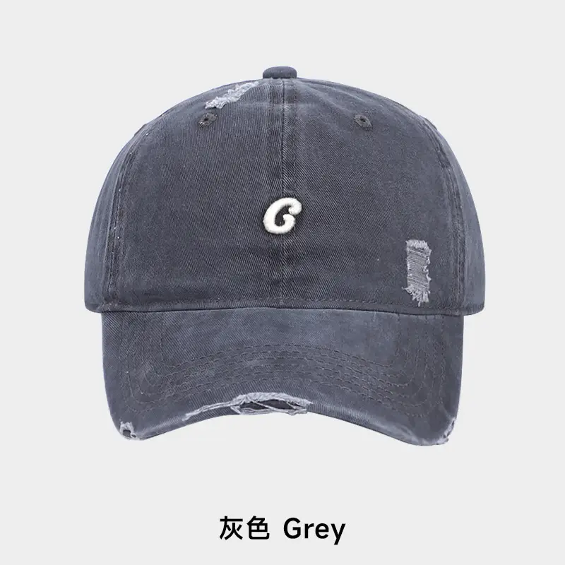 Small C Letter Cap Women Retro Casual All Colors - Image 6