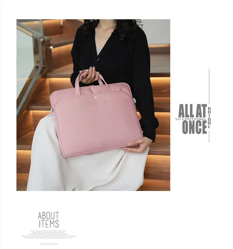 One-shoulder Laptop Bag 14" 15" Lightweight Portable — feature 17