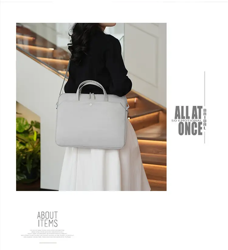 One-shoulder Laptop Bag 14" 15" Lightweight Portable — feature 23