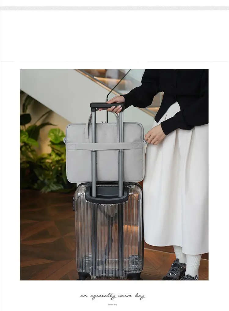 One-shoulder Laptop Bag 14" 15" Lightweight Portable — feature 27