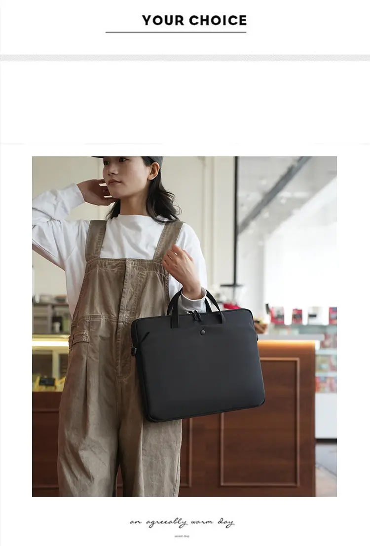 One-shoulder Laptop Bag 14" 15" Lightweight Portable — feature 33