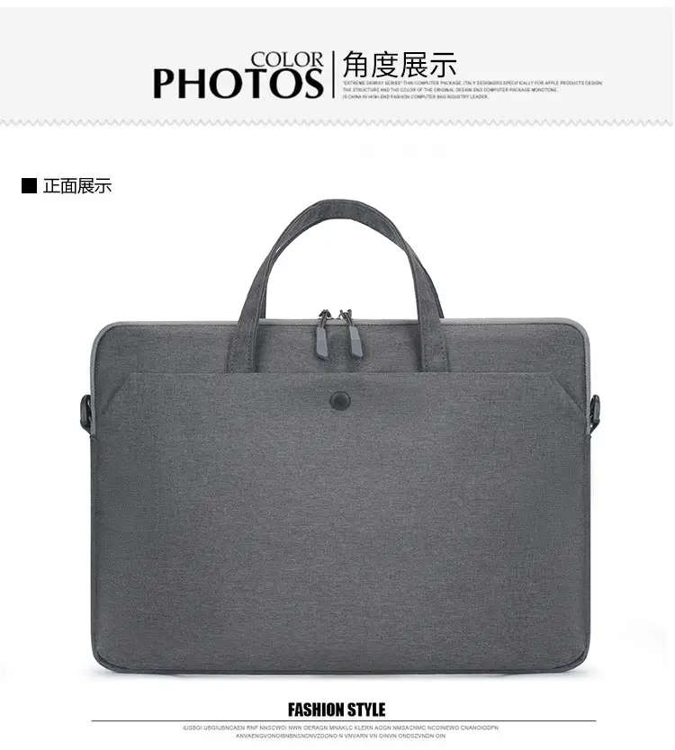 One-shoulder Laptop Bag 14" 15" Lightweight Portable — feature 37
