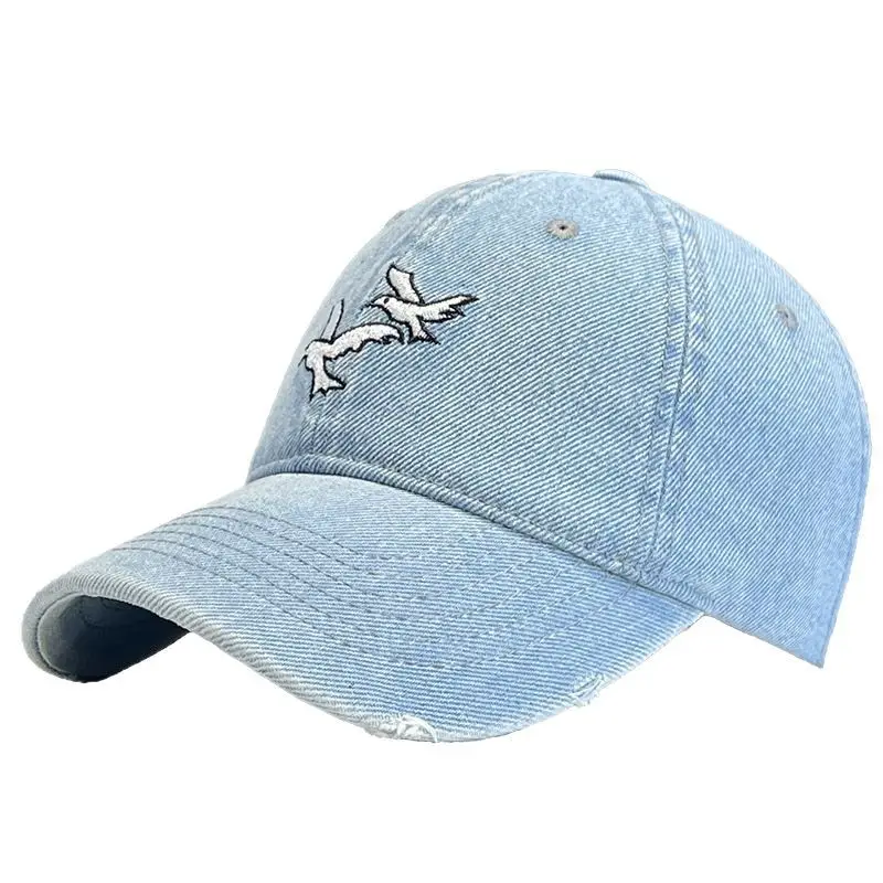 Kids Cowboy Cap with Embroidered Bird Design - Image 8