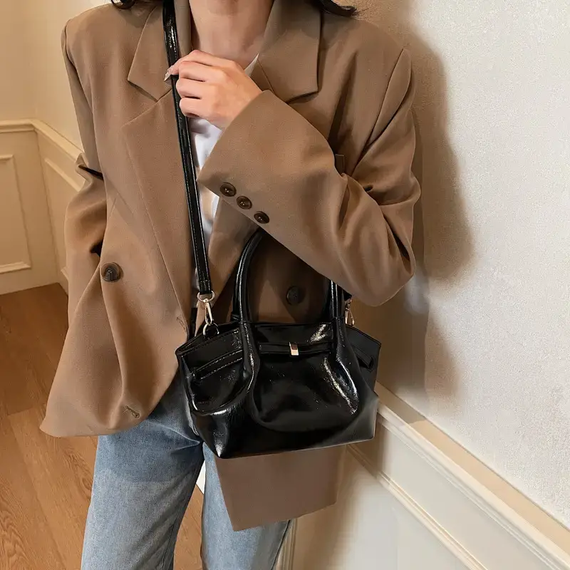 Red Korean Style Shoulder Bag 2025 Spring New - Image 8
