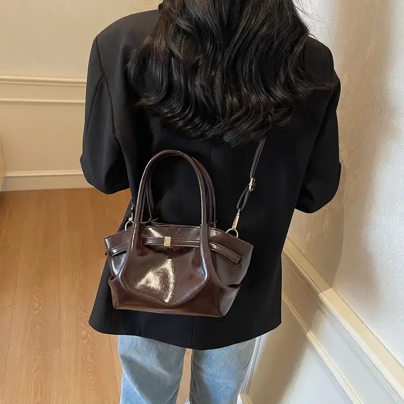 Red Korean Style Shoulder Bag 2025 Spring New - Image 10
