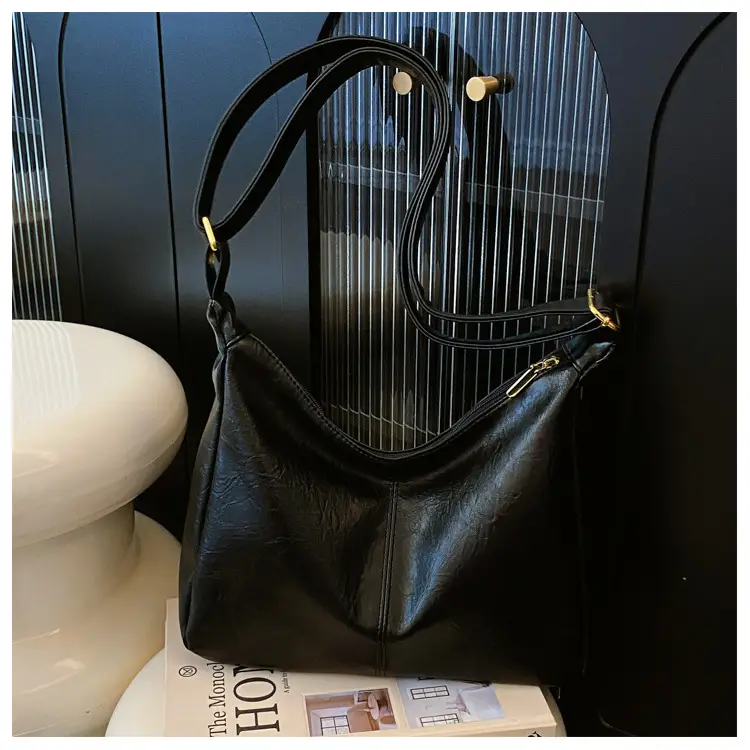 Brown Crossbody Shoulder Bag with Teddy Bear Decor — feature 10