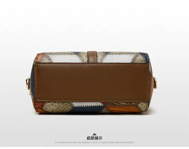 New Color-Blocked Crossbody Phone Bag with Double Zipper — feature 19