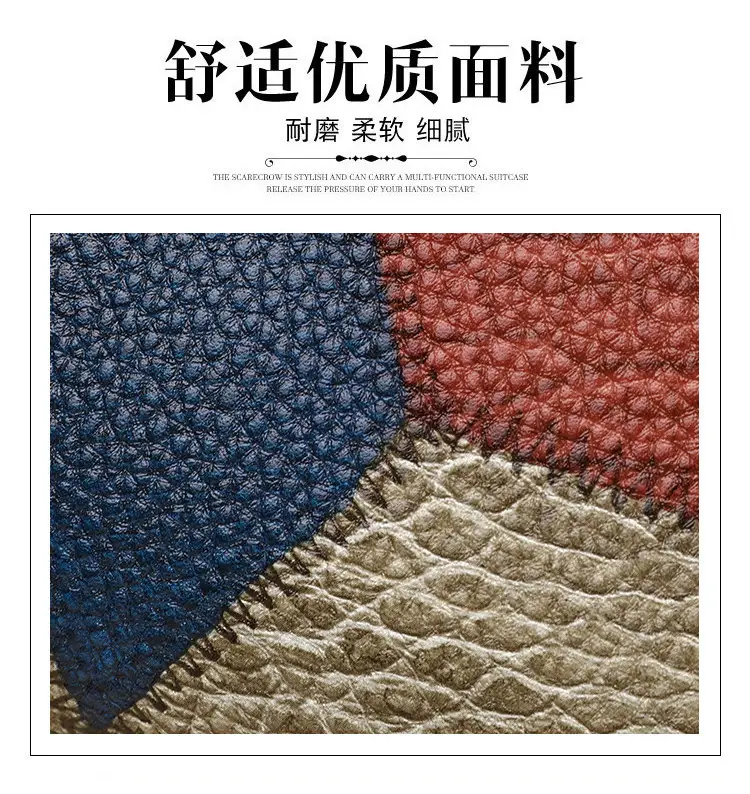 New Color-Blocked Crossbody Phone Bag with Double Zipper — feature 4