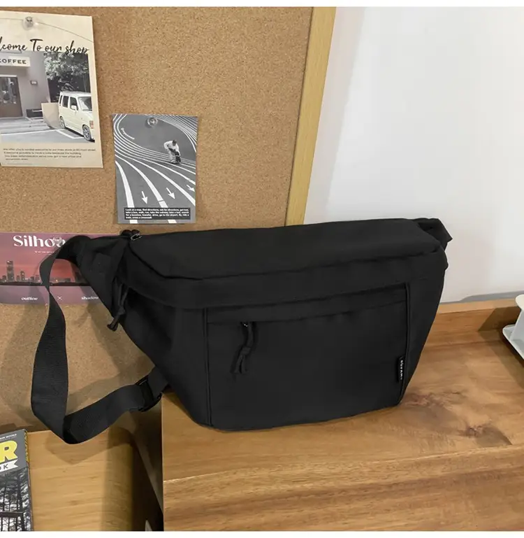 White Crossbody Bag for Men Women Large Capacity Casual — feature 12