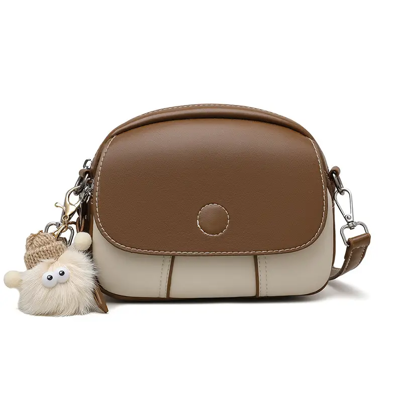 Elegant Mini Crossbody Bag with Pendant for Women - Image 4