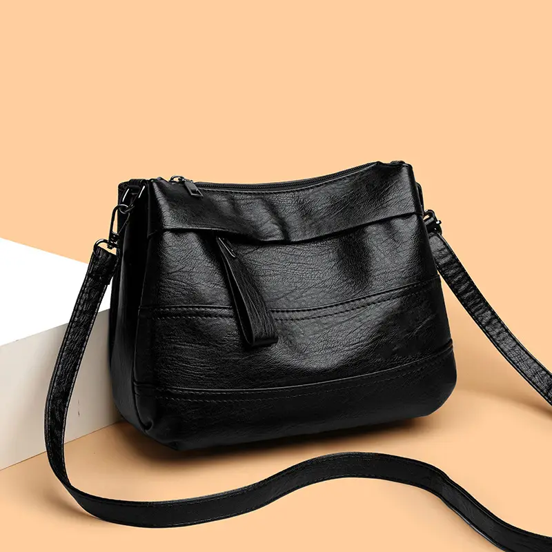 Maroon Crossbody Bag for Women with Long Strap - Image 6