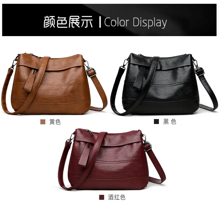 Maroon Crossbody Bag for Women with Long Strap — feature 18