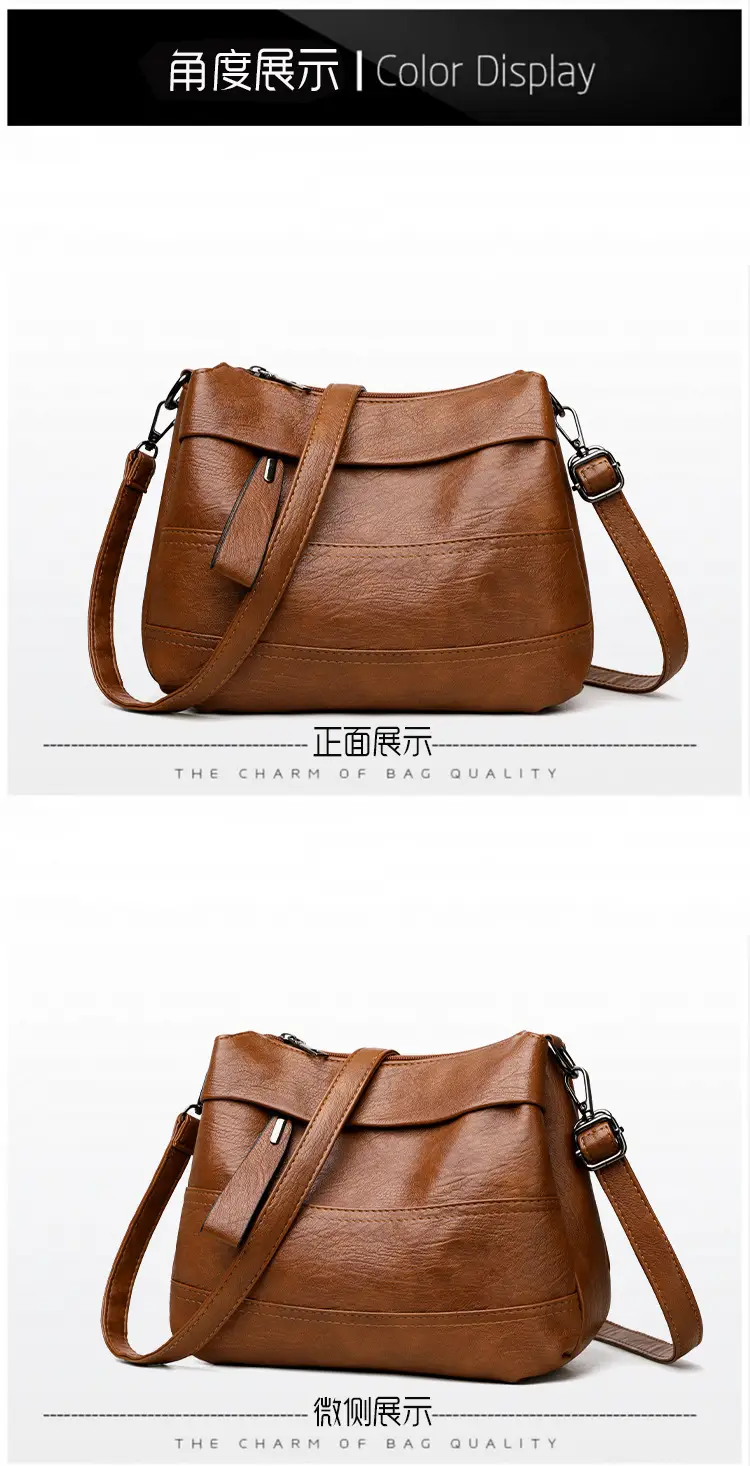 Maroon Crossbody Bag for Women with Long Strap — feature 19