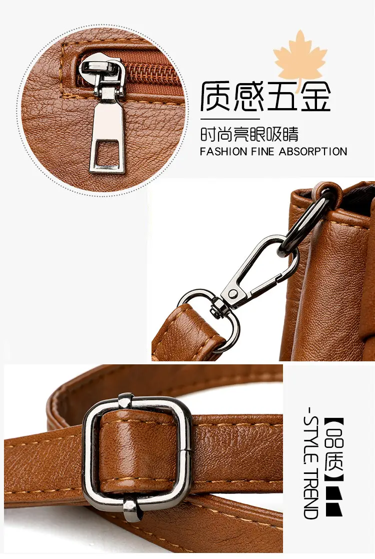 Maroon Crossbody Bag for Women with Long Strap — feature 3
