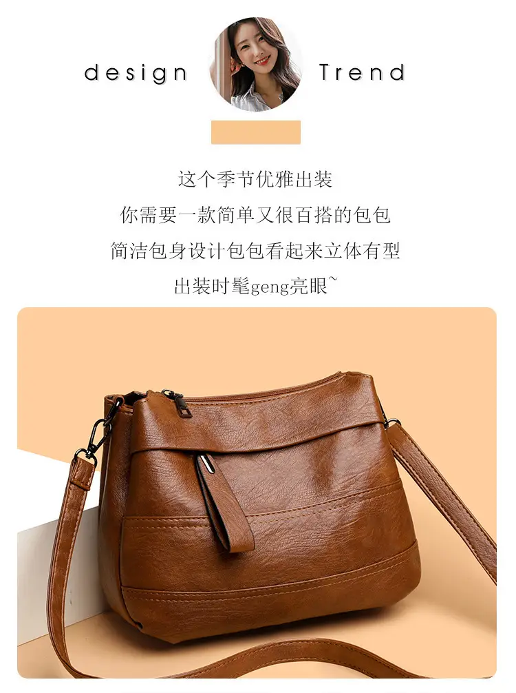 Maroon Crossbody Bag for Women with Long Strap — feature 8