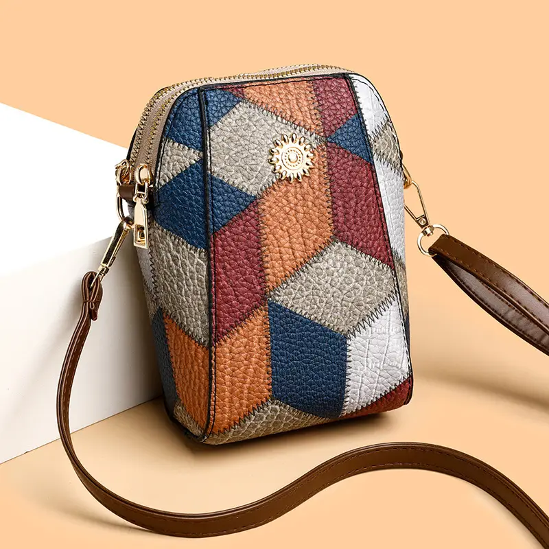 New Color-Blocked Phone Bag for Women - Image 4