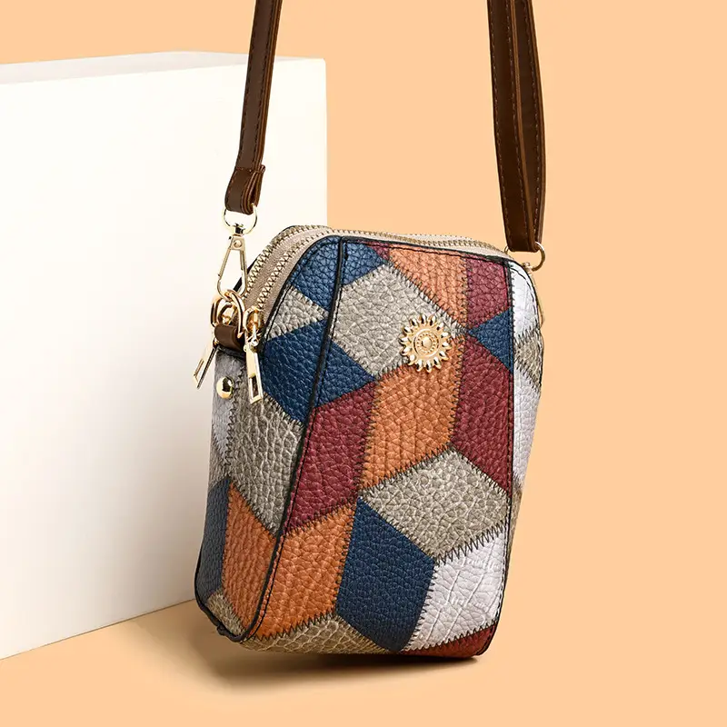 New Color-Blocked Phone Bag for Women - Image 6