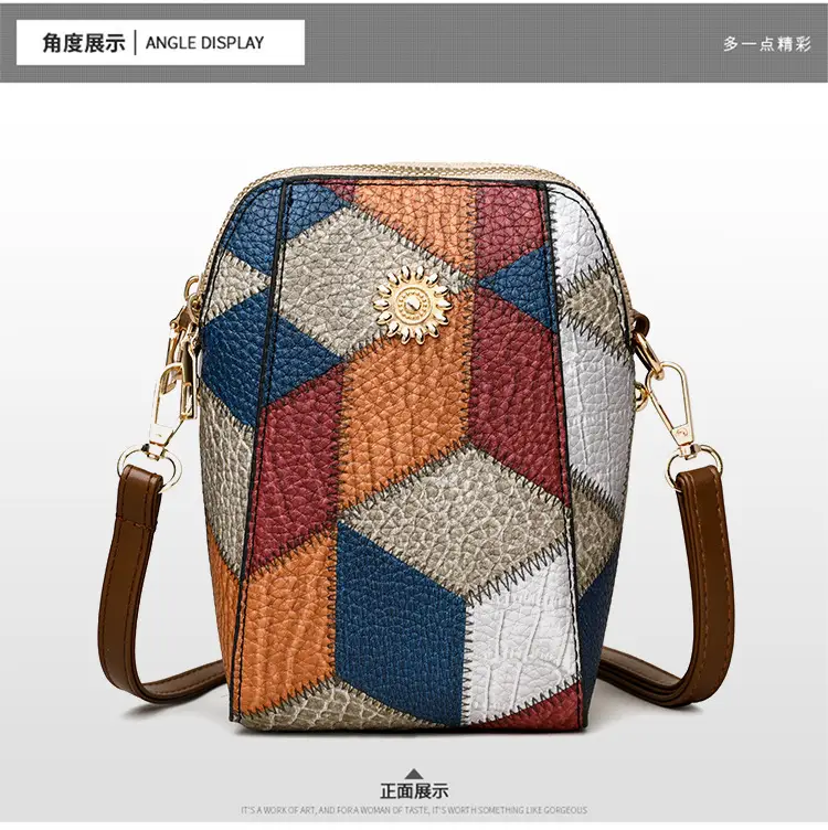 New Color-Blocked Phone Bag for Women — feature 15